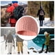 thumbnail image 5 of Gorro holgado de punto: gorros cálidos de invierno, gorros para clima frío con forro para correr, 5 of 5
