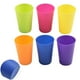 thumbnail image 2 of Vasos de plástico de colores, irrompibles, reutilizables y apilables., 2 of 6
