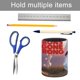 thumbnail image 5 of Ron da Error-theme Cylinder Pen Holder Pencil Organizer with Flannel Lining PVC Leather Material Cardboard Base for study work 10*8CM, 5 of 6