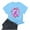 Z10-Blue-pink ribbon tee, variant on Breast Cancer Shirts for Women Pink Ribbon Short Sleeve Crew Neck T-Shirts Inspirational In October Shirt Women Gifts