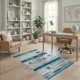 thumbnail image 2 of ODIKA Animals Turtle Repeating Wave Stripes Nautical Ocean Border Motif for Playroom, Bedroom, Reading Nook, Pet Friendly & Kids Safe Play, 2 of 7