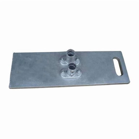 Guardrail System Base,2-1/2 Ft. L,5In. H 10K030