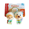 Infantino Wrist Rattles - Lamb and Bear