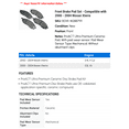 thumbnail image 2 of Front Brake Pad Set - Compatible with 2000 - 2004 Nissan Xterra 2001 2002 2003, 2 of 2