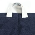 thumbnail image 5 of Impressions Bolingbroke Eco-Friendly Cotton 4-Piece Bath Towel Set, Navy Blue, 5 of 6