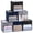 Gray & Navy & Black, variant on PinkSheep Cube Storage Bins with Clear Window, 11" Collapsible Storage Cube,Closet Storage Baskets with Handle, Foldable Fabric Bins,Beige,6 Pack