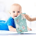 thumbnail image 5 of Dreamtimes Cute Snowman Santa Claus Baby Muslin Washcloths Face Towel, Christmas Trees Burp Cloths Cotton Wipes 5 PCS Infant Wash Cloth for Newborn Boys Girls 12x12 inches, 5 of 7