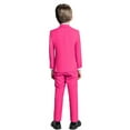 thumbnail image 2 of Boys Suit Size 14 Kids Suits for Toddler Boys Ring Bearer Suit Boys Dressy Outfit Set 5Pcs Formal Suits Set Pink, 2 of 4
