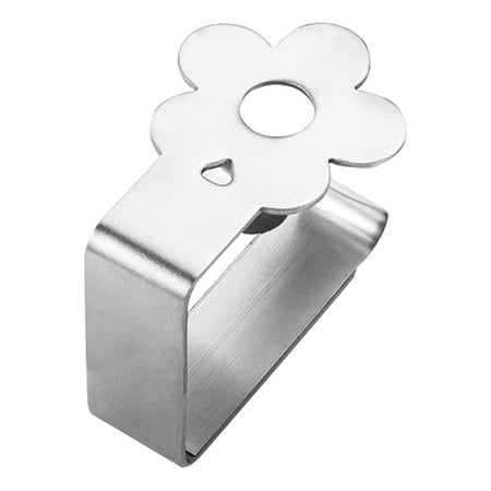 

EKOUSN Stainless Steel Tablecloth Clips Decorative Leaf Tablecloth Clamp Holder Table Cover Clamps for Picnic BBQ Wedding Decor