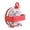 Red, variant on Eolstice Ice Press, Household Ice Ball Maker, Deicing Pot Press, BPA Free, for Whiskey, Cocktails, Beer, Outdoor Drinks, Curling Ice Mold with Straw, Home Bar
