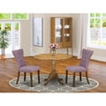 thumbnail image 4 of East West Furniture Dublin 3-piece Wood Dining Room Set in Natural, 4 of 4