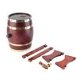 thumbnail image 2 of VIFERR Accessoires de Brassage de Baril de vin en Bois de pin Vintage Pratique équipement de Brassage à Domicile 3L(3L-Marron), 2 of 14