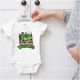 thumbnail image 5 of TMNT Retro Cartoon Save New York Romper Boys or Girls Infant Baby Brisco Brands 12M, 5 of 6