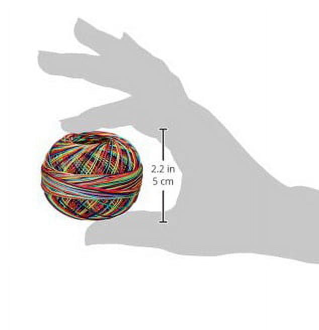 Handy Hands Lizbeth Cordonnet Cotton Size 10-Rainbow Splash - image 2 of 2