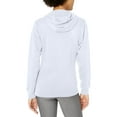 thumbnail image 2 of Russell Athletic Womens Lightweight Hooded Sweatshirt, L, White, 2 of 2
