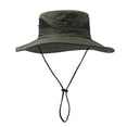 thumbnail image 2 of Helii Sun Hat for Men Women – Wide Brim Breathable Mesh Fishing Hat, Lightweight Quick Dry Bucket Cap with Neck Flap & Adjustable Strap for Hiking Beach Gardening Army Green,A, 2 of 7