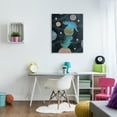 thumbnail image 2 of Stupell Industries Galactic Dinosaur Astronauts Outer Space Planets, 30 x 40, Design by Ziwei Li, 2 of 5