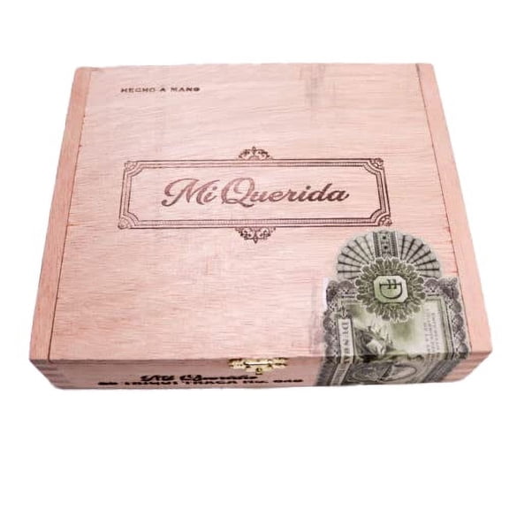 Mi Querida Triqui Traca No. 648 Empty Wood Cigar Box 8.25" x 7" x 1.75"