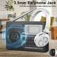 thumbnail image 3 of Mini Radio FM/AM/SW/LW/TV con Receptor de Banda , Despertador Portátil de Bolsillo, Radio Estéreo con Auriculares de 3,5 mm., 3 of 5