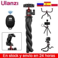 thumbnail image 2 of Trípode Flexible Ulanzi MT-11 Octopus para teléfono SLR DSLR Gopro Cámara trípode extender 1/4 ''tornillo con cabeza esférica ColdShoe Clip de teléfono Tan Jianjun  unisex, 2 of 2