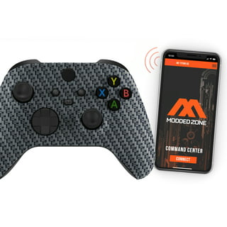 MODDEDZONE Midnight Black Anti-recoil SMART Rapid Fire Controller  Compatible with PS5 Custom Modded Controller all shooter games & more