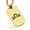 Gold, variant on Stainless Steel Libra Zodiac Sign (Scales) Dog Tag Pendant Necklace