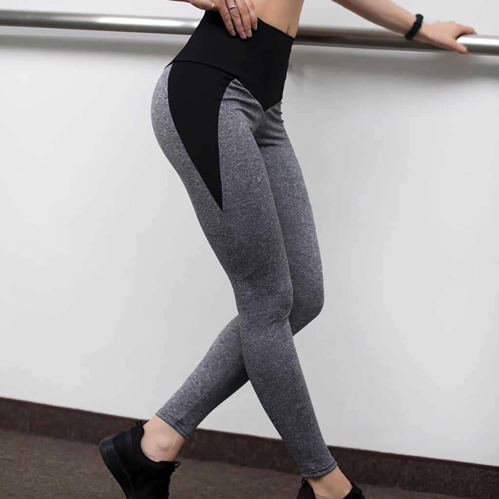 Women High Waist Yoga Pants Seamless Push Up Sports Gym Fitness Stretch Leggings