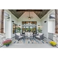 thumbnail image 2 of Linon Outdoor Washable Area Rug Collection, Ivory and Blue, 7' x 9', 2 of 8