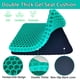 thumbnail image 3 of Cojín ortopédico para coxis, cojín de gel, ergonómico para oficina, coche y silla de ruedas (verde), 3 of 5