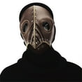 2024 Scary Halloween Mask Halloween PU Leather Plague Doctor Mask Masks