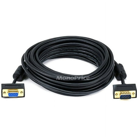 UPC: 0844660063735 | Monoprice A/V Cable  Ultra Slim SVGA M/F 25Ft 6373