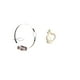 thumbnail image 5 of Portabotellas de vino,Soporte para botellas de vino,soporte para botellas de vino,estante de hierro,Decoración de gabinete de vino tinto de regalo de barra de cocina,Estatua abstracta,Estatua, 5 of 8