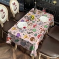 thumbnail image 2 of Colorful Mushroom Cartoon Pink Pattern Rectangle Tablecloth 60"x102",Waterproof Polyester Rectangle Table Cloth, Wipeable Spillproof Polyester Tablecloth for Dining, Camping, Indoor and Outdoor, 2 of 6
