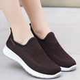 thumbnail image 3 of CHICVOMEY Women's Slip-On Walking Shoes Breathable Mesh Sneakers with Non-Slip Cushioned Sole for Travel Work Running Women's Athletic Shoes, 3 of 7