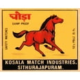 thumbnail image 2 of Phillumenart 24x20 White Modern Wood Framed Museum Art Print Titled - Kosala Match Industries Safety Matches, 2 of 4