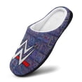 thumbnail image 3 of Mens Cozy Slippers WWE Warm Soft Plush Slipper Slip-on House Shoes for Home Indoor Outdoor, 3 of 7