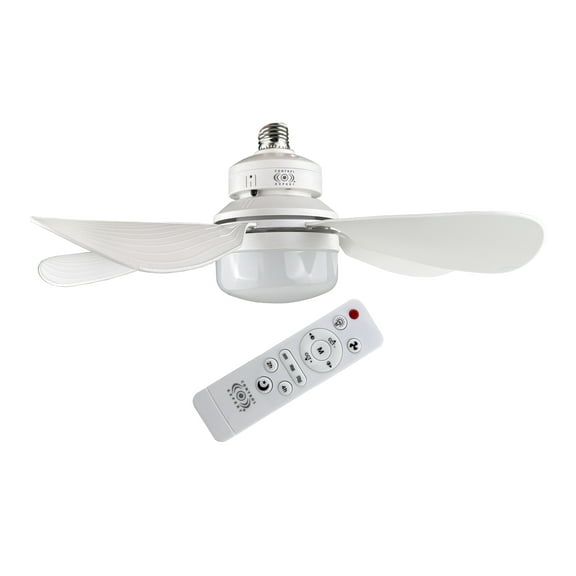 Ventilador de Techo con Foco LED Control Expert  Ahorro de Energía y Confort