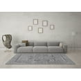 thumbnail image 3 of Ahgly Company Indoor Square Abstract Gray Modern Area Rugs, 3' Square, 3 of 4
