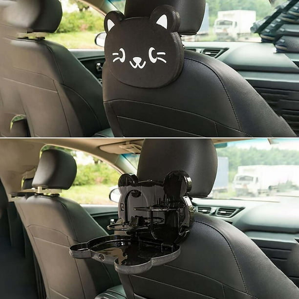 WREESH plaque de siège arrière de voiture porte-gobelet d'eau  multifonctionnel porte-boissons pliable 
