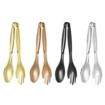 Off Promotions! Ynlkorvg Kitchen Clips Stainless Steel Saladss Tongs Bbq Kitchen Cooking Food Serving Bar Utensil Tong, Kitchen Essentials Clearance Sale Black