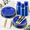 Clear Blue-50 Guests, variant on Clear Blue Plastic Dinnerware Set For 50 Guests, 350 Piece Party Supply Set