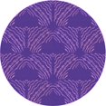 thumbnail image 1 of Ahgly Company Indoor Round Patterned Purple Amethyst Purple Area Rugs, 8' Round, 1 of 1
