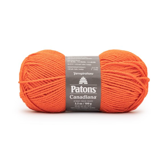 Patons Canadiana Fil - Solides - Citrouille