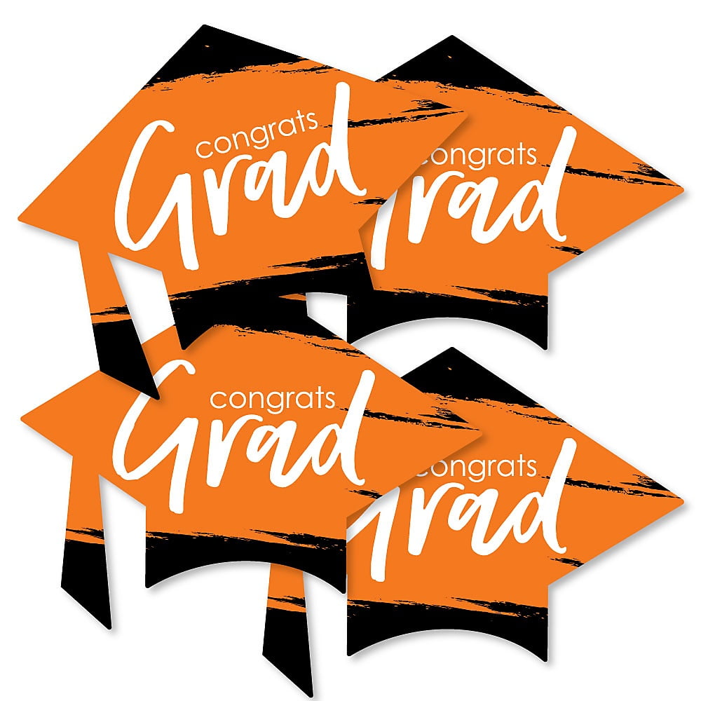 Orange Grad Best is Yet to Come Grad Cap Decorations DIY Orange