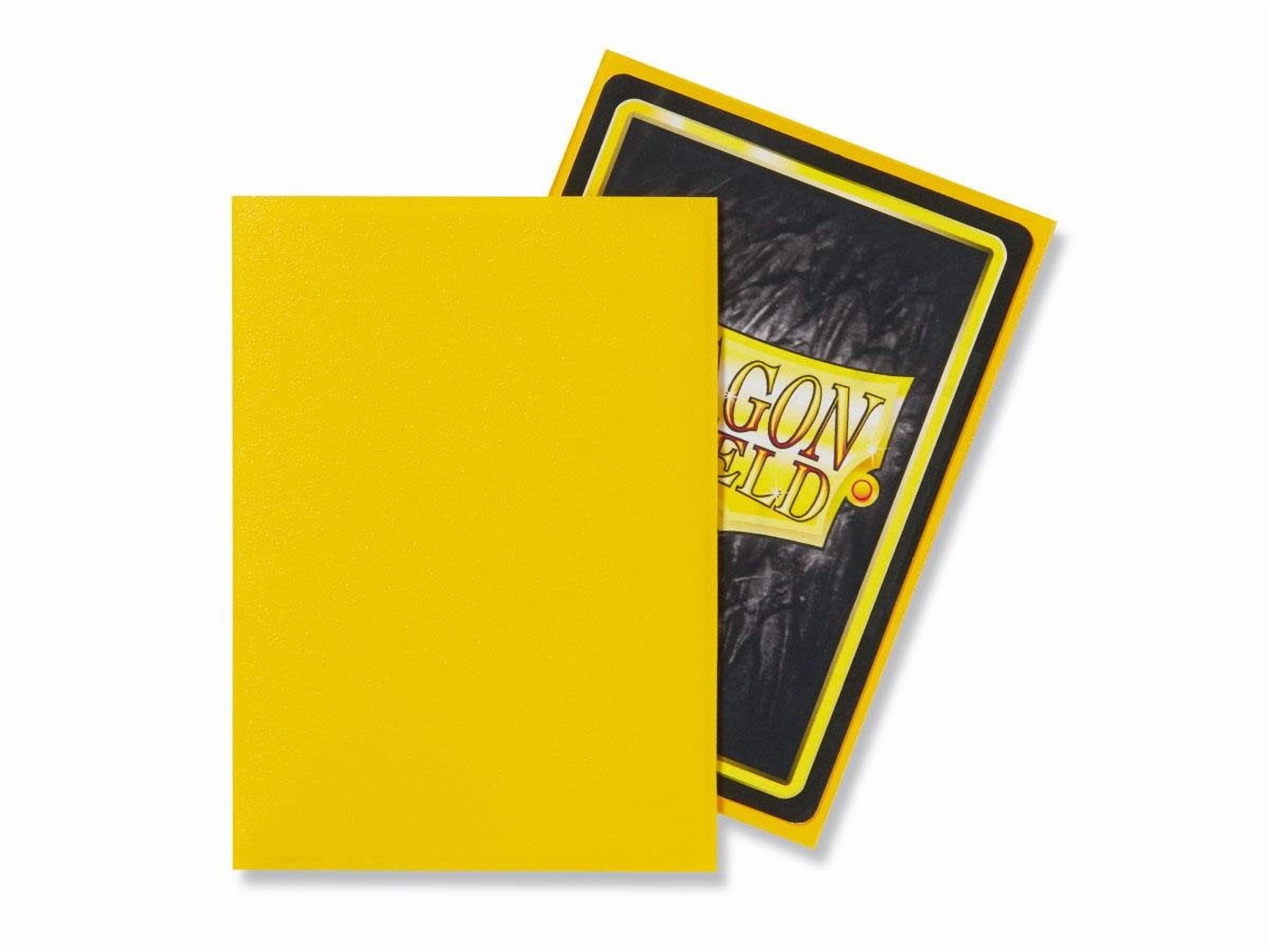 2 Packs Dragon Shield Matte Yellow Standard Size 100 ct Card Sleeves Value Bundle!