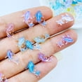 thumbnail image 5 of 100 piezas nuevas y lindas mini figuras de resina de peces dorados de colores kawaii, artesanías, adornos de cabujón con parte posterior plana, fabricación de joyas, accesorios para el cabello K38, 5 of 5