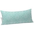 thumbnail image 2 of Teal Paisley Boho Body Pillow Cover, Pillowcase Protectors with Zipper, Breathable Decorative Throw Pillow Case Cover, Abstract Art Floral Aesthetic Pillow Shams for Couch Sofa 20x60Inch, 2 of 9