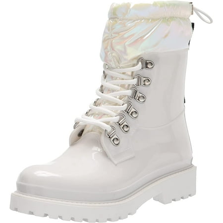 NINE WEST Womens Keepit3 Rain Boot 11 White