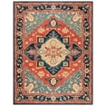 thumbnail image 2 of Safavieh Heritage Zoie Oriental Area Rug, Red/Navy, 10' x 14', 2 of 11