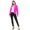 thumbnail image 4 of Women's Casual Long Sleeves Office Workwear Solid Blazer Jacket S-3XL, 4 of 4